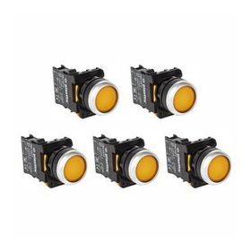 Plastim PB0-AA51 Sarı 1NO 3 Adet Normal Buton