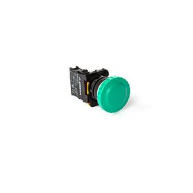 Plastim PB0-AC31 Yeşil 1NO Yaylı Mantar Buton
