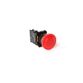 Plastim PB0-AC42 Kırmızı 1NC Yaylı Mantar Buton