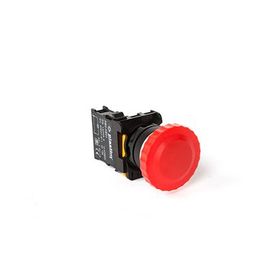 Plastim PB0-AC42 Kırmızı 1NC Yaylı Mantar Buton
