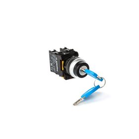 Plastim PB0-AG33 1-0-2 Siyah 2NO Kalıcı Anahtarlı Mandal Buton