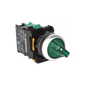 Plastim PB0-AK123B5 0-1 1NO 24V Yeşil Led Işıklı Mandal Buton