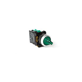 Plastim PB0-AK123B5 0-1 1NO 24V Yeşil Led Işıklı Mandal Buton