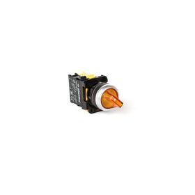 Plastim PB0-AK125M5 0-1 1NO 220V Sarı Led Işıklı Mandal Buton