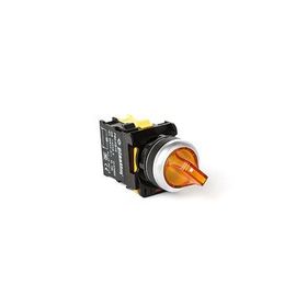 Plastim PB0-AK125M5 0-1 1NO 220V Sarı Led Işıklı Mandal Buton