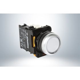 Plastim PB0-AW31B5 1NO 24V Beyaz Led Işıklı Buton