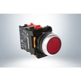 Plastim PB0-AW34B5 1NC 24V Kırmızı Led Işıklı Buton