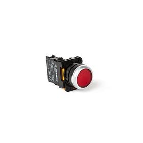 Plastim PB0-AW34B5 1NC 24V Kırmızı Led Işıklı Buton