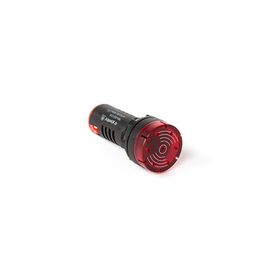 Plastim PB0-LB22-220R 220VAC-DC Kırmızı Işıklı Buzzer