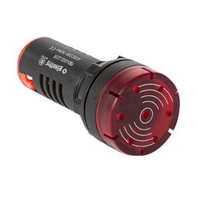 Plastim PB0-LB22-220R 220VAC-DC Kırmızı Işıklı Buzzer