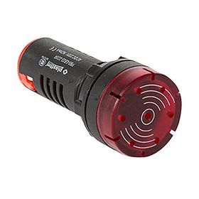 Plastim PB0-LB22-220R 220VAC-DC Kırmızı Işıklı Buzzer