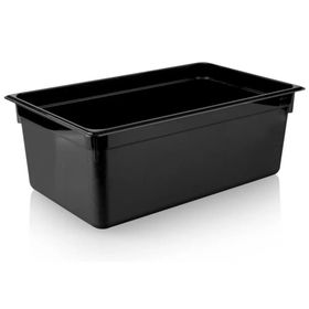 Plastport 1/1-200 Siyah Kırılmaz Gastronom Küvet