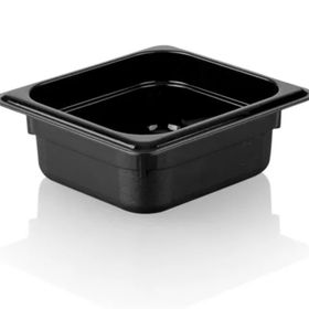 Plastport 1/6-65 Siyah Kırılmaz Gastronom Küvet