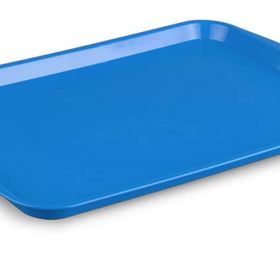 Plastport 27x36 cm 100 Adet Mavi Servis Tepsisi