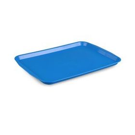 Plastport 32x44 cm Mavi Servis Tepsisi