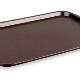 Plastport 36x46 cm 24 Adet Kahverengi Servis Tepsisi