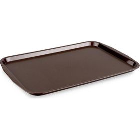 Plastport 36x46 cm 24 Adet Kahverengi Servis Tepsisi