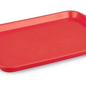 Plastport 37x48 cm Kırmızı Servis Tepsisi