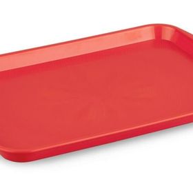 Plastport 37x48 cm Kırmızı Servis Tepsisi