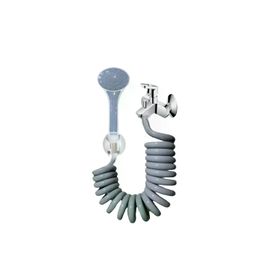 Plasyay 3.5 mt Özel Gri Spiral Duş Hortumu ve Seti
