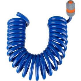 Plasyay 3 m Mavi Spiral Yıkama Sulama Uzatma Hortumu