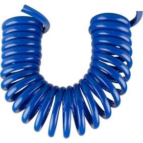 Plasyay 8x14 mm 3.5 mt Mavi Spiral Basınçlı Kompresör Hava Hortumu