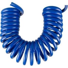 Plasyay 8x14 mm 3.5 mt Mavi Spiral Basınçlı Kompresör Hava Hortumu