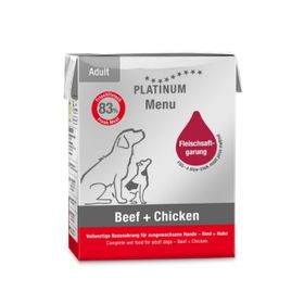 Platinum Sığır Etli ve Tavuklu 375 gr Köpek Konservesi