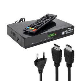 Plato Champion Scart + HD Kasalı Full HD Uydu Alıcısı + HDMI Kablo