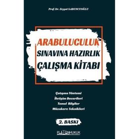 Platon Hukuk Arabuluculuk Sınavına Hazırlık Çalışma Kitabı