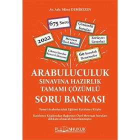 Platon Hukuk Arabuluculuk Sınavına Hazırlık Tamamı Çözümlü Soru Bankası