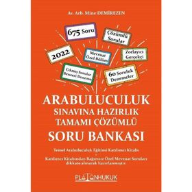 Platon Hukuk Arabuluculuk Sınavına Hazırlık Tamamı Çözümlü Soru Bankası