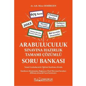 Platon Hukuk Arabuluculuk Sınavına Hazırlık Tamamı Çözümlü Soru Bankası