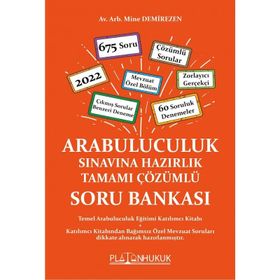 Platon Hukuk Arabuluculuk Sınavına Hazırlık Tamamı Çözümlü Soru Bankası