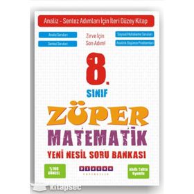 Platon Yayınları 8. Sınıf Züper Başlangıç Matematik Soru Bankası