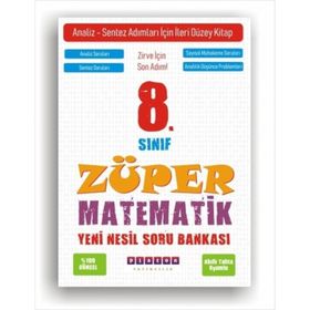 Platon Yayınları 8. Sınıf Züper Başlangıç Matematik Soru Bankası