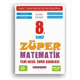Platon Yayınları 8. Sınıf Züper Başlangıç Matematik Soru Bankası