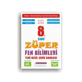 Platon Yayınları 8. Sınıf Züper Fen Bilimleri Yeni Nesil Soru Bankası