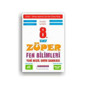 Platon Yayınları 8. Sınıf Züper Fen Bilimleri Yeni Nesil Soru Bankası
