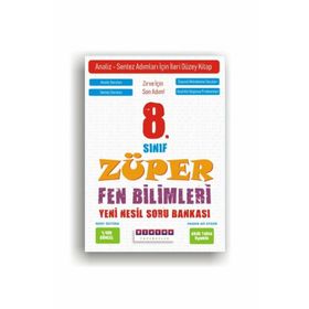 Platon Yayınları 8. Sınıf Züper Fen Bilimleri Yeni Nesil Soru Bankası