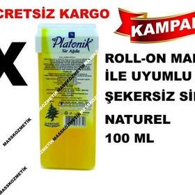 Platonik Naturel 100 Ml. Sir Ağda Roll-on Set