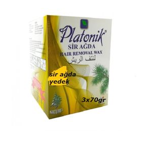 Platonik Naturel 3x70gr Sir Ağda Yedekleri