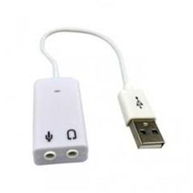 Platoon PL-5663 Beyaz USB Ses Kartı