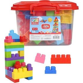 Play Blox 3042 56 Parça Kovalı Parlak Renkler Mega Blok Seti Yapı Oyuncakları