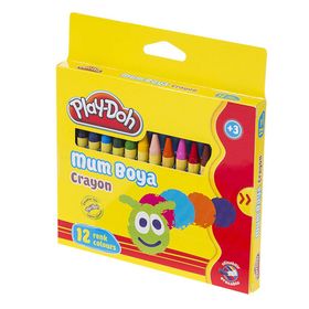 Play Doh 12 Renk Silinebilir Crayon Mum Boya