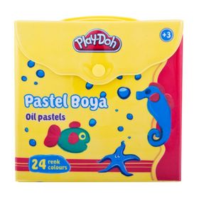Play-Doh 24 Renk Çantalı Pastel Boya