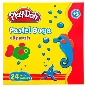 Play Doh 24 Renk PLAY-PA011 Çantalı Pastel Boya