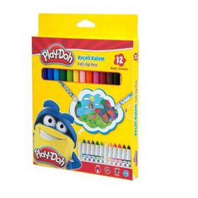 Play Doh 5 mm 12 Renk Karton Keçeli Kalem