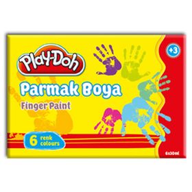 Play Doh 6 x 40 ml Parmak Boyası