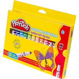 Play Doh 8680965632809 6 mm 12’li KE020 Jumbo Keçeli Kalem